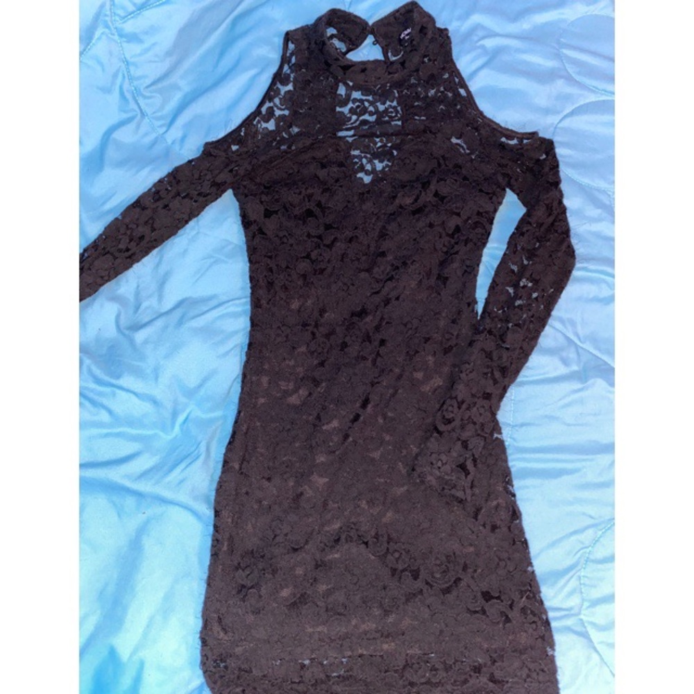 Lace mini dress